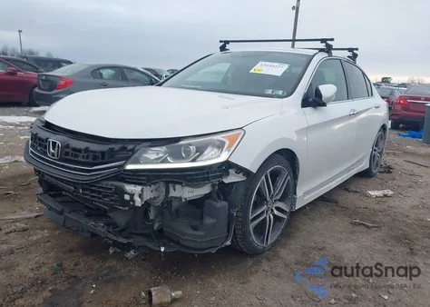 2017 Honda Accord Sport Se из США, поврежденный, VIN 1HGCR2F10HA300305